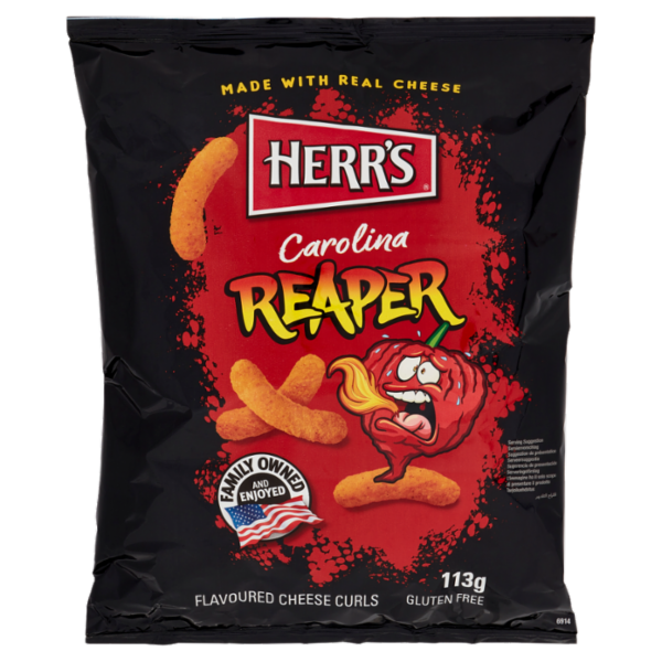 Herr's Carolina Reaper Cheese Curls 113 g