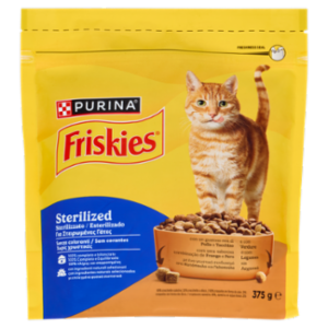 PURINA FRISKIES Sterilizzati Pollo e Tacchino e Con Verdure 375g