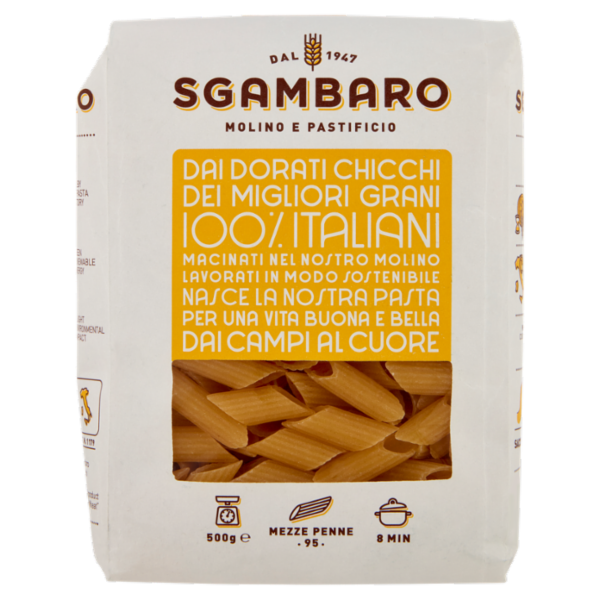 Sgambaro Mezze Penne 95 500 g
