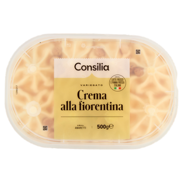 Consilia Gelato Crema Fiorentina con Pezzi di Amaretti 500 g