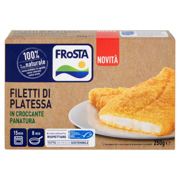 Frosta Filetti di Platessa in Croccante Panatura 250 g