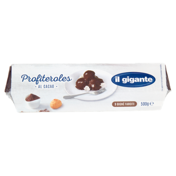IL GIGANTE Profiteroles al Cacao Congelati 500 g