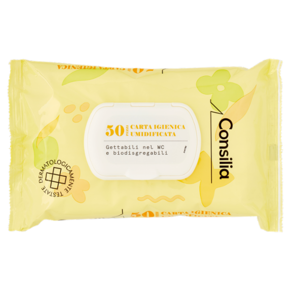 Consilia Carta Igienica Umidificata 50 pezzi