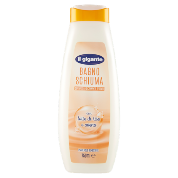 IL GIGANTE Bagno Schiuma con latte di riso e avena 750 ml