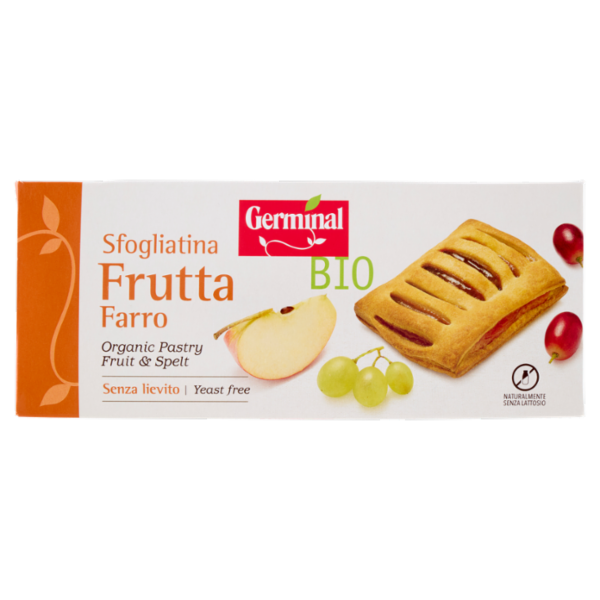 Germinal Bio Sfogliatina Frutta Farro 4 x 50 g