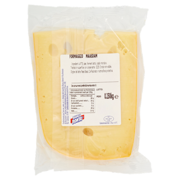 Bianca Bontà Formaggio Maasdam 0.250 kg