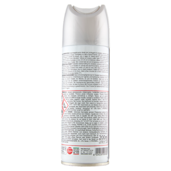 Calzanetto Sneaker Care Protective Spray Antiacqua Antimacchia 200 ml