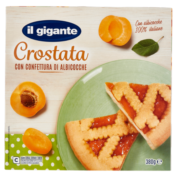 IL GIGANTE Crostata con Confettura di Albicocche 380 g