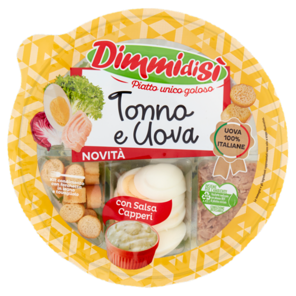 DimmidiSì Piatto unico goloso Tonno e Uova 190 g
