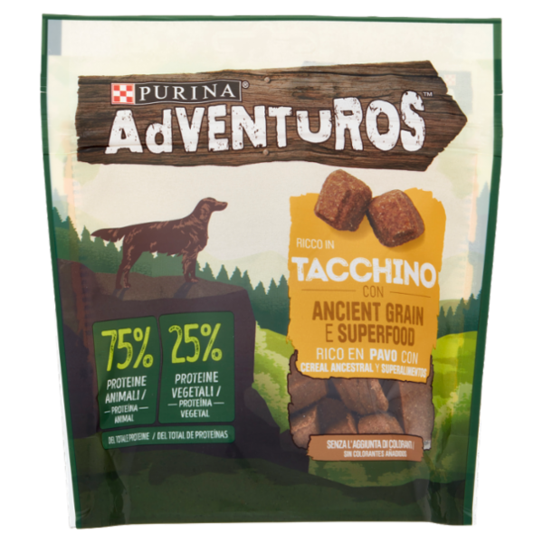 PURINA ADVENTUROS Ricco in Tacchino con Ancient Grain e Superfood 120 g
