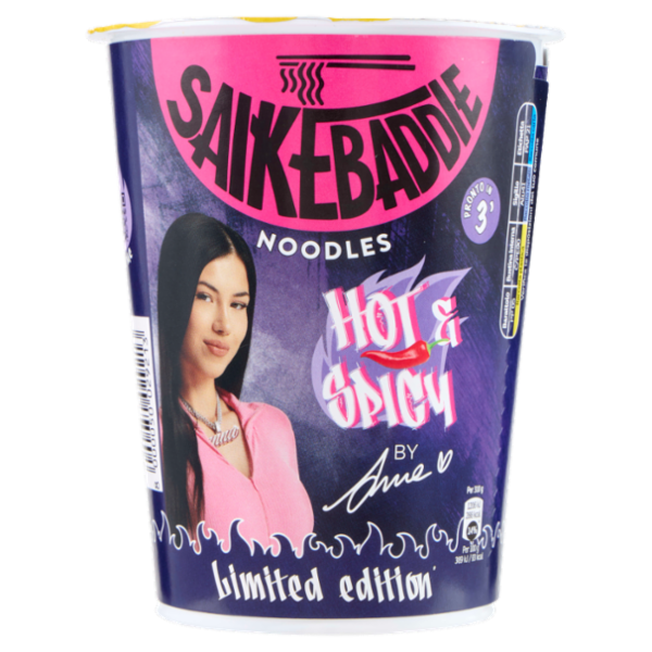 Saikebaddie Noodles Hot & Spicy 60 g