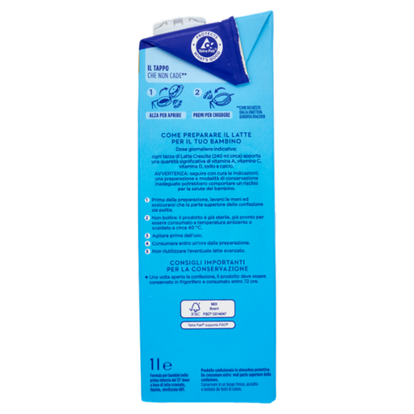 APTAMIL Nutribiotik 3 - Latte di Crescita Liquido, dal 12° mese al 24°, Fonte di Ferro, 1L