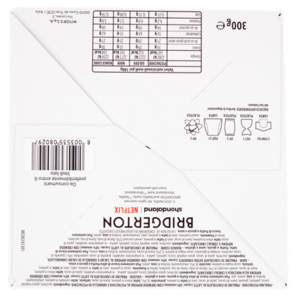 Witor's Bridgerton Collection Praline Assortite di Cioccolato al Latte e Fondente Ripiene 300 g