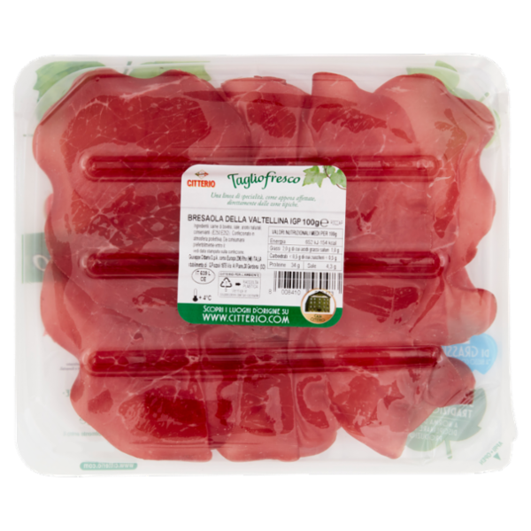 Citterio Tagliofresco Bresaola della Valtellina I.G.P. 100 g