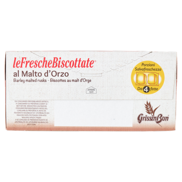 GrissinBon leFrescheBiscottate al Malto d'Orzo 250 g