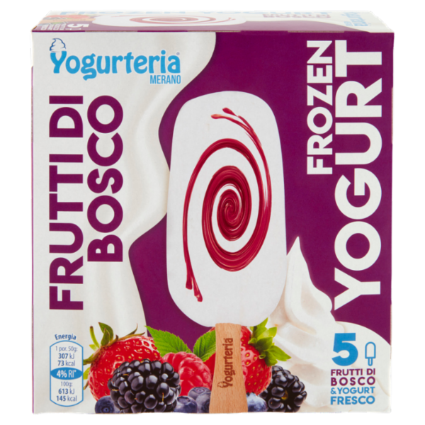 Meran Yogurteria Merano Frozen Yogurt Frutti di Bosco 5 x 50 g