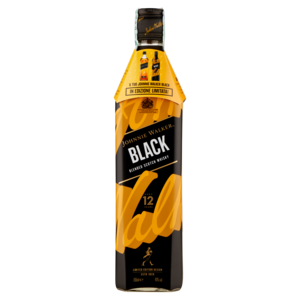 Johnnie Walker Black Blended Scotch Whisky Keep Walking Icons Bottle Design 700 Ml