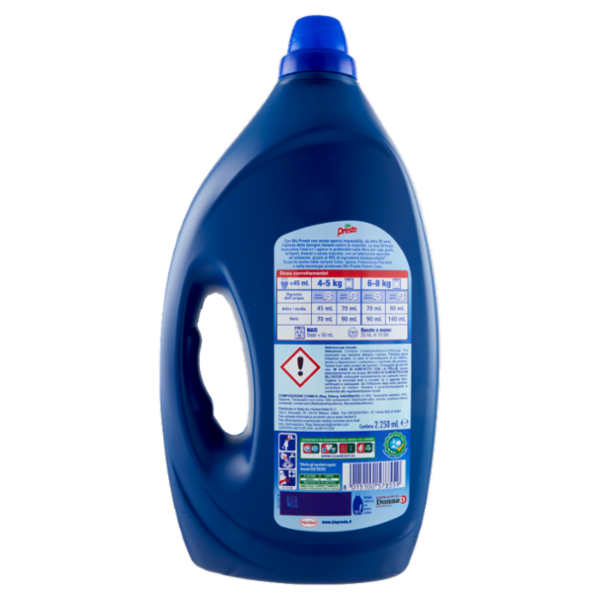 BIO PRESTO Liquido Classico 50 Lavaggi 2.250 ml