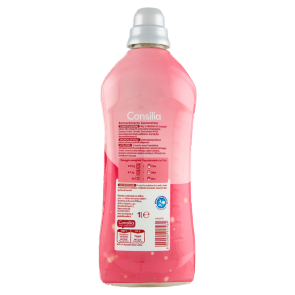 Consilia Ammorbidente Concentrato Fucsia Seduzione Scarlatta 43 lavaggi 1 L