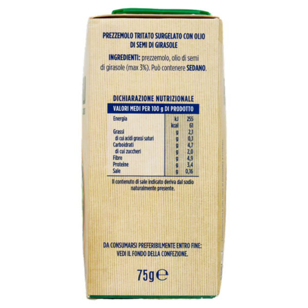 IL GIGANTE Prezzemolo tritato Surgelato 75 g
