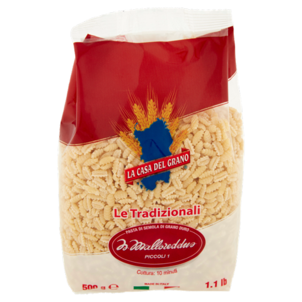 La Casa del Grano Le Tradizionali Is Malloreddus Piccoli 1 500 g