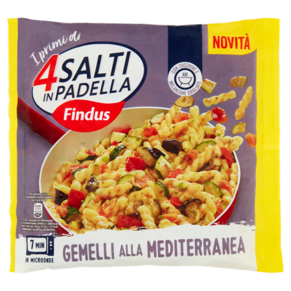 4 Salti in Padella Findus Gemelli alla Mediterranea 550 g