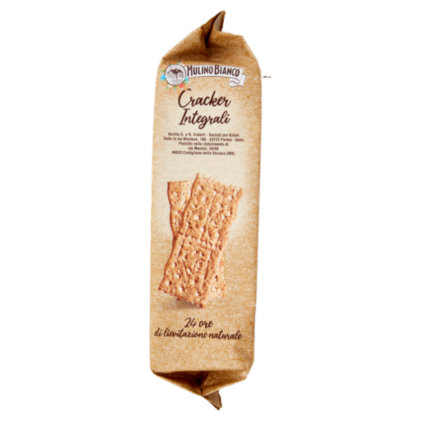 Mulino Bianco Cracker Integrali con Farina Sostenibile Ricchi di Fibre 500g