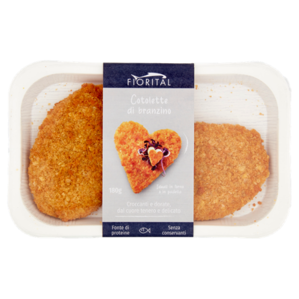 Fiorital Cotolette di branzino 180 g