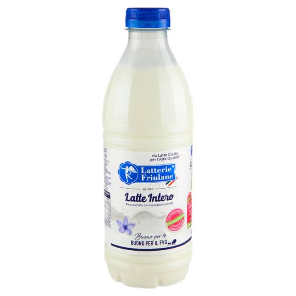 Latterie Friulane Latte Intero Pastorizzato a temperatura elevata 1000 ml