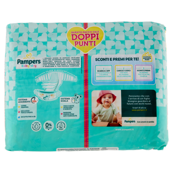 Pampers Baby-dry Maxi 17 + 17 pz