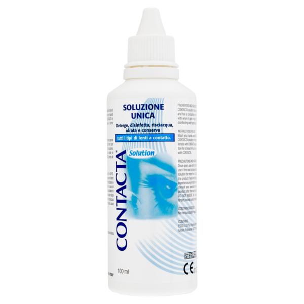 Contacta Solution Soluzione Unica tutti i tipi di lenti a contatto 100 ml