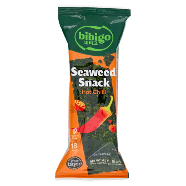 bibigo Seaweed Snack Hot Chilli 4 g