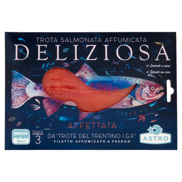 Astro Trota Salmonata Affumicata Deliziosa Affettata 0.100 kg