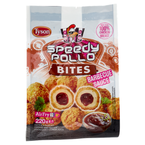 Speedy Pollo Bites Barbecue Sauce Cotti e Surgelati 220 g