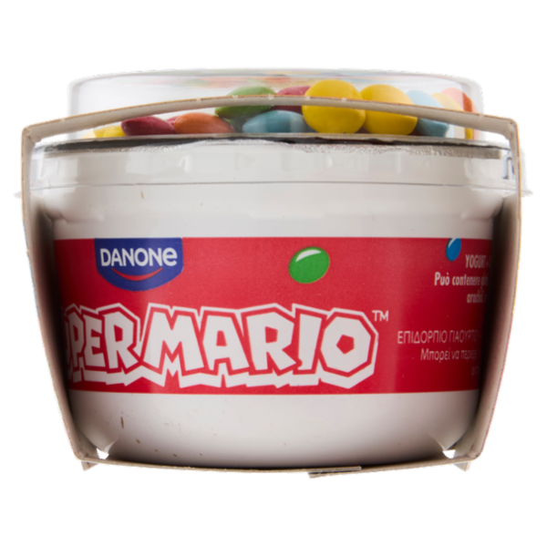 DANONE Super Mario, Yogurt gusto Fragola con Confettini, 2x110g