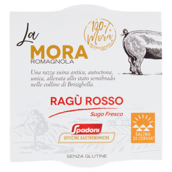 Spadoni Officine Gastronomiche La Mora Romagnola Ragù Rosso 180 g