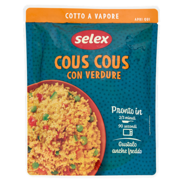Selex Cereali Cotti a Vapore Cous Cous con Verdure 220 g
