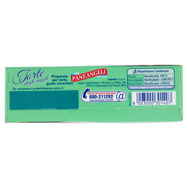 PANEANGELI le Torte degli angeli gusto Cioccolato 405 g