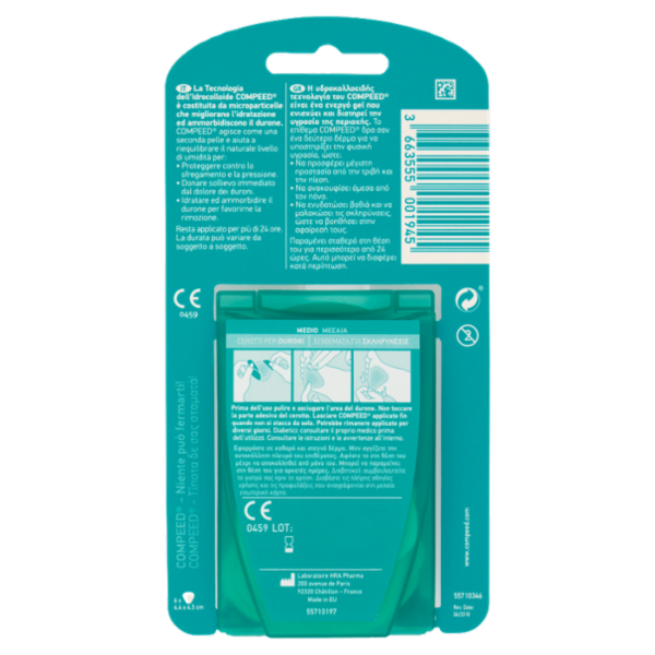Compeed Cerotti per Duroni Medio 6 pz