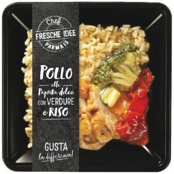 Parma Is Pollo con Paprika, Riso e Verdure 250g