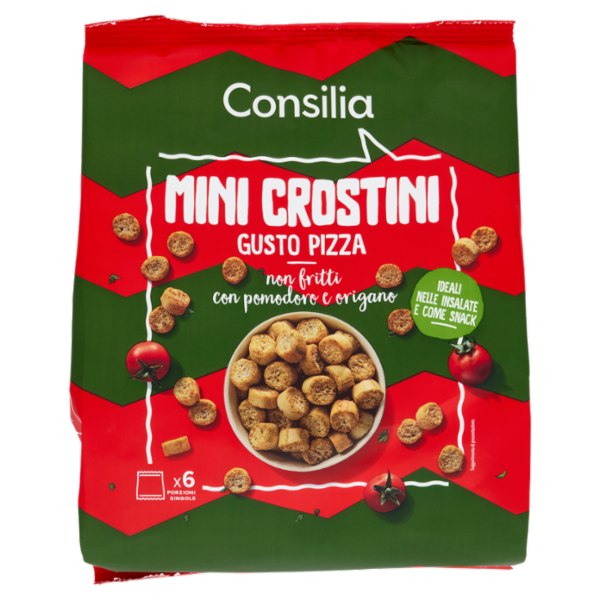 Consilia Mini Crostini con Pomodoro e Origano 6x28 g