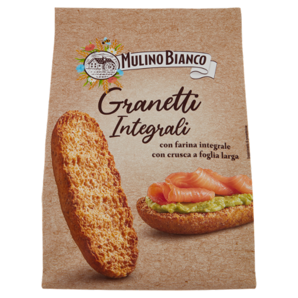 Mulino Bianco Granetti Crostini integrali Ricchi di Fibre 280g