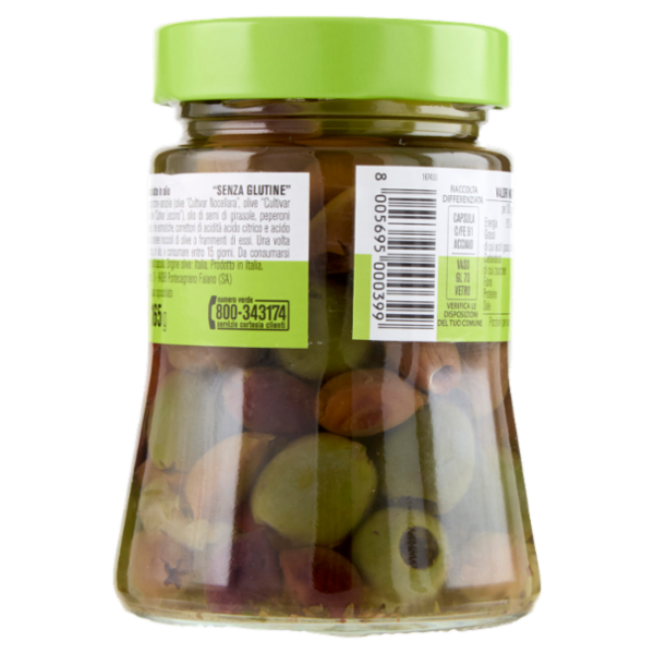 D'Amico tris olive italiane snocciolate 280 g