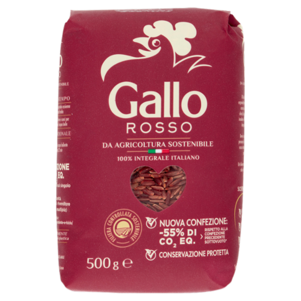 Gallo Rosso da Agricoltura Sostenibile 100% Integrale 500 g