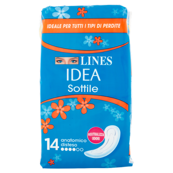 Lines Idea Sottile anatomico disteso 14 pz