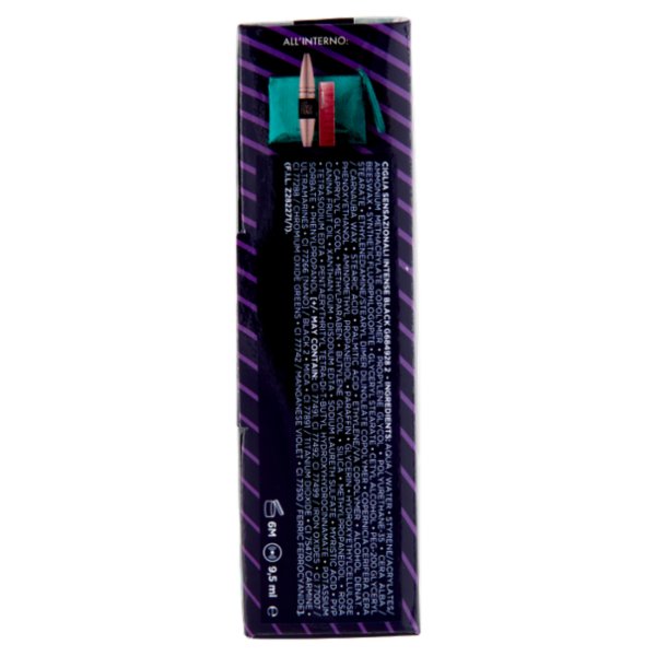 Maybelline New York Coffret Occhi Ciglia Sensazionali Intense Black + Vinyl Ink 20 (Coy)
