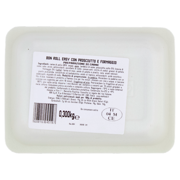 Aia BonRoll Easy Ripieno con Prosciutto e Formaggio 0,300 kg