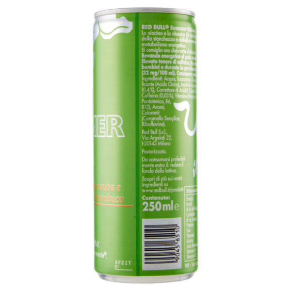 Red Bull Energy Drink, Gusto Curuba e Fiori di Sambuco, 250 ml