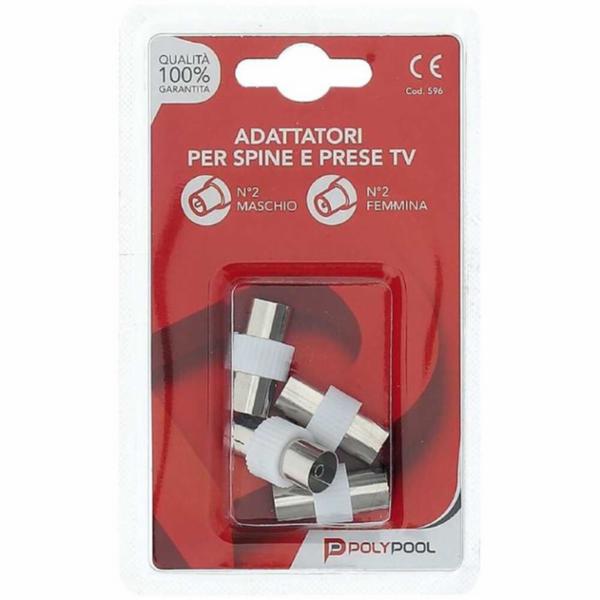 Poly Pool 2 Connettori Spine-Prese Tv596