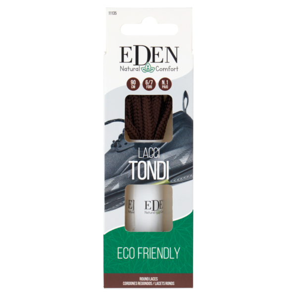 Eden Natural Comfort Lacci Tondi 90 cm 6/7 Fori 1 Paio